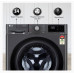 Washing Machine: LG 9 Kg 5 Star Wi-Fi Inverter AI Direct-Drive Touch Panel Fully Automatic Front Load Washing Machine (FHV1409Z4M, Steam for Hygiene, In-Built Heater, 6 Motion DD, Middle Black)